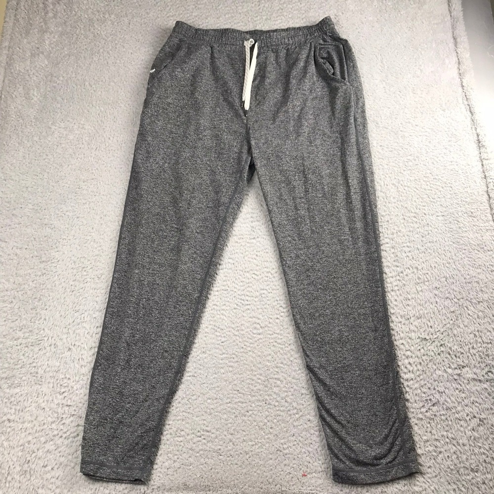 Vuori Ponto Performance Pants Mens XL (32x30) Gray Heather Sweatpants Joggers